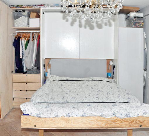 DIY Murphy Bed Plan w. Storage - $19 - 150,000 Youtube plays